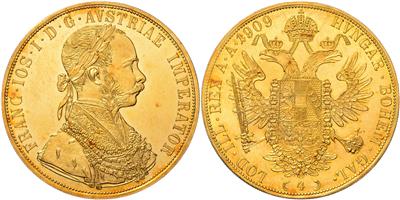 Franz Josef I. GOLD - Münzen, Medaillen und Papiergeld