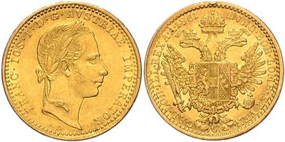 Franz Josef I. GOLD - Mince, medaile a papírové peníze