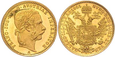 Franz Josef I. GOLD - Mince, medaile a papírové peníze