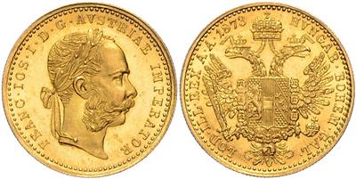 Franz Josef I. GOLD - Mince, medaile a papírové peníze