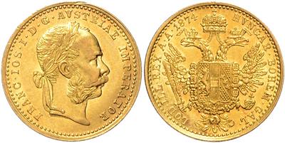 Franz Josef I. GOLD - Coins, medals and paper money