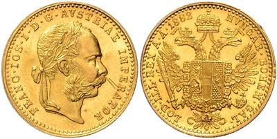 Franz Josef I. GOLD - Coins, medals and paper money