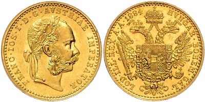 Franz Josef I. GOLD - Mince, medaile a papírové peníze