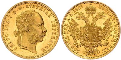 Franz Josef I. GOLD - Mince, medaile a papírové peníze