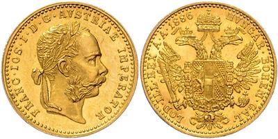 Franz Josef I. GOLD - Mince, medaile a papírové peníze