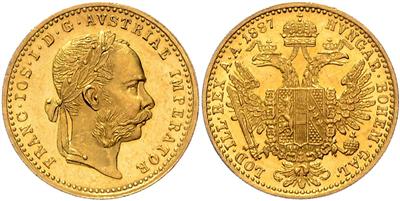 Franz Josef I. GOLD - Mince, medaile a papírové peníze