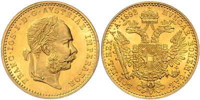 Franz Josef I. GOLD - Münzen, Medaillen und Papiergeld