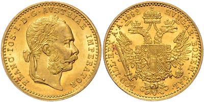 Franz Josef I. GOLD - Mince, medaile a papírové peníze