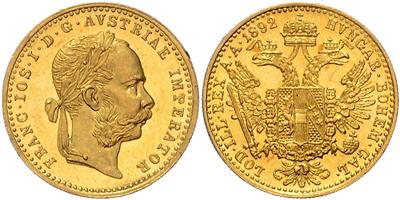 Franz Josef I. GOLD - Münzen, Medaillen und Papiergeld