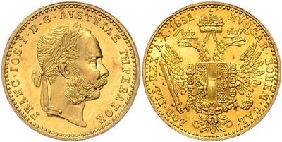 Franz Josef I. GOLD - Mince, medaile a papírové peníze