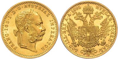 Franz Josef I. GOLD - Coins, medals and paper money