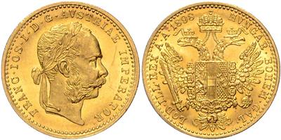 Franz Josef I. GOLD - Münzen, Medaillen und Papiergeld