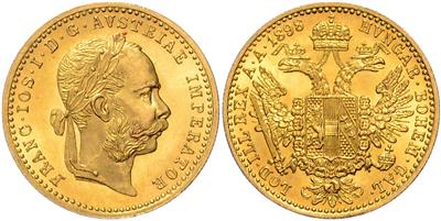 Franz Josef I. GOLD - Mince, medaile a papírové peníze