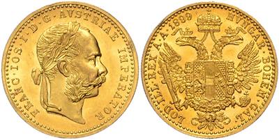 Franz Josef I. GOLD - Münzen, Medaillen und Papiergeld