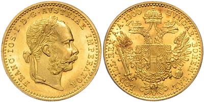 Franz Josef I. GOLD - Münzen, Medaillen und Papiergeld