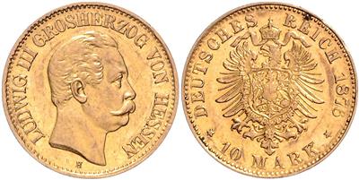 Hessen, Ludwig II. 1848-1877 GOLD - Münzen, Medaillen und Papiergeld