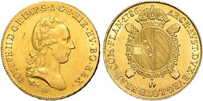 Josef II. GOLD - Coins, medals and paper money