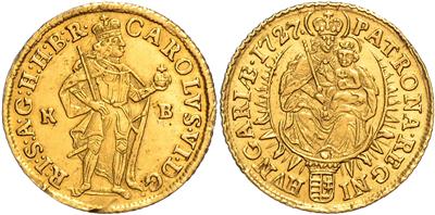 Karl VI. GOLD - Mince, medaile a papírové peníze
