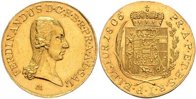 Kurfürst Ferdinand I. von Habsburg 1803-1806 GOLD - Münzen, Medaillen und Papiergeld