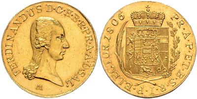 Kurfürst Ferdinand I. von Habsburg 1803-1806 GOLD - Mince, medaile a papírové peníze