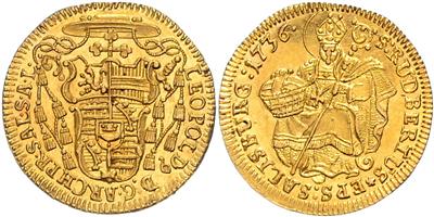 Leopold Anton Eleutherius von Firmian, GOLD - Monete, medaglie e cartamoneta