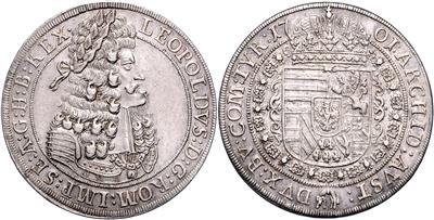 Leopold I. - Coins, medals and paper money