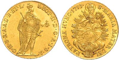 Leopold II. GOLD - Coins, medals and paper money