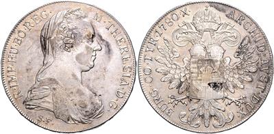 Maria Theresia nach 1780 - Coins, medals and paper money