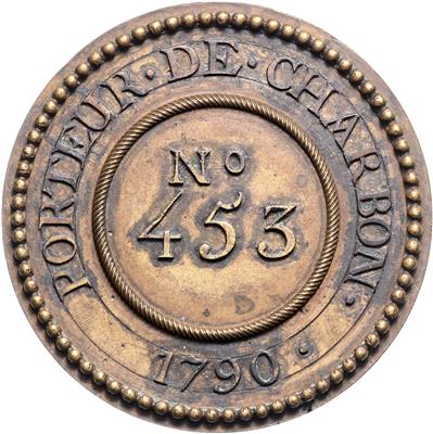 Paris, 1790, "Kohlenträger" - Coins, medals and paper money