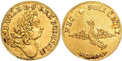 Preussen, Friedrich Wilhelm 1713-1740 GOLD - Münzen, Medaillen und Papiergeld