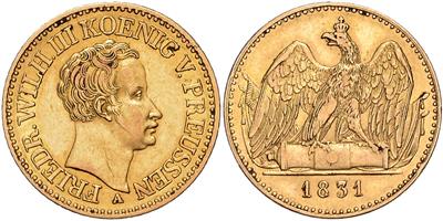 Preussen, Friedrich Wilhelm III. 1797-1840 GOLD - Mince, medaile a papírové peníze