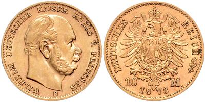 Preussen, Wilhelm I. 1861-1888 GOLD - Münzen, Medaillen und Papiergeld