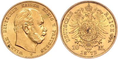 Preussen, Wilhelm I. 1861-1888 GOLD - Monete, medaglie e cartamoneta