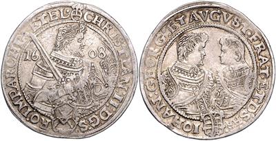 Sachsen, A. L. Christian II., Johann Georg I. und August 1601-1611 - Monete, medaglie e cartamoneta