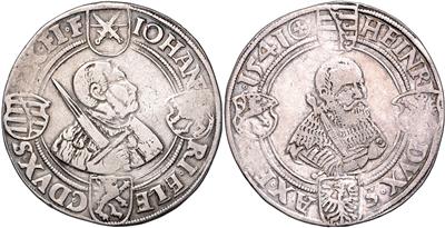 Sachsen A. L., Johann Friedrich und Heinrich 1539-1541 - Coins, medals and paper money