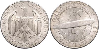 Weimarer Republik - Coins, medals and paper money