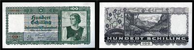 100 Schilling 1936 - Münzen, Medaillen und Papiergeld