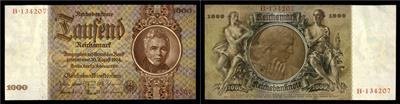 1000 Reichsmark 1936 - Coins, medals and paper money