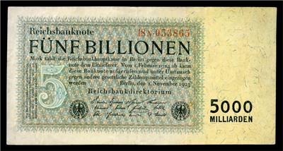 5 Billionen Mark 1923 - Coins, medals and paper money