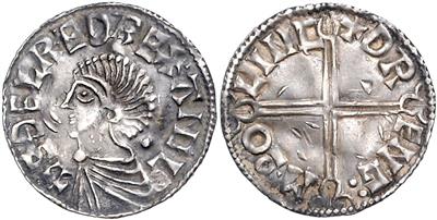 Aethelred II. 978-1016 - Münzen, Medaillen und Papiergeld