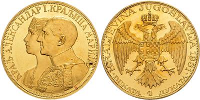 Alexander I. 1921-1934 GOLD - Monete, medaglie e cartamoneta