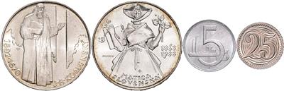 CSSR/CSFR - Mince, medaile a papírové peníze