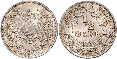 Deutsches Kaiserreich - Münzen, Medaillen und Papiergeld