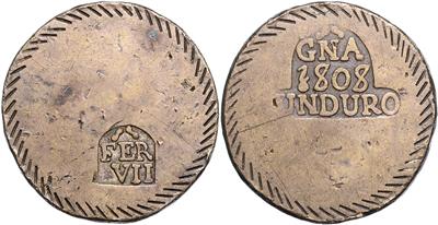 Gerona, Fernando VII. 1808-1821 - Coins, medals and paper money