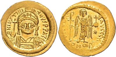 Iustinianus I. 527-565 GOLD - Coins, medals and paper money
