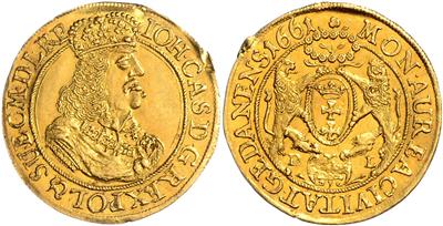 Johann Kasimir 1649-1668, Danzig, GOLD - Coins, medals and paper money