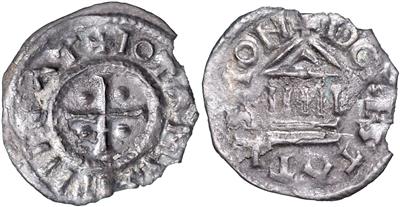 Karolinger, Lothar 840-855 - Mince, medaile a papírové peníze
