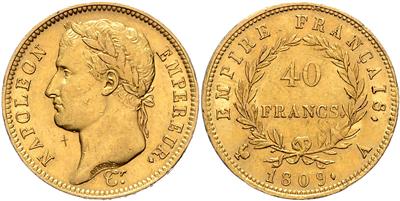 Napoleon I. 1804-1814, GOLD - Coins, medals and paper money