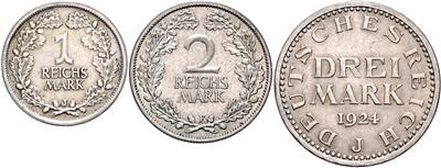 Weimarer Republik und Nachfolge 1919-1937 - Mince, medaile a papírové peníze