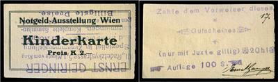 Wien- Prv. Ernst Geiringer - Coins, medals and paper money